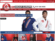Tablet Screenshot of gbweareurope.com